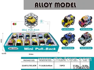 pull back alloy car 12PCS