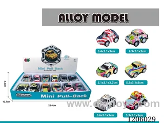 pull back alloy car 12PCS