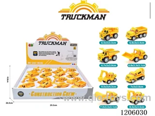pull back alloy car 6PCS