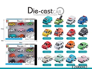 pull back alloy car 8PCS