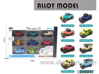 pull back alloy car 8PCS