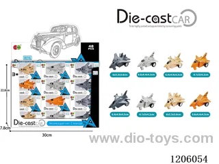 pull back alloy car 48PCS