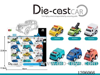 pull back alloy car 48PCS