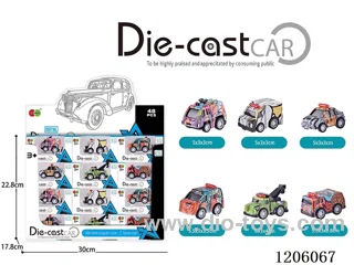 pull back alloy car 48PCS