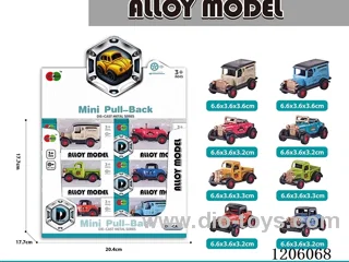 pull back alloy car 24PCS