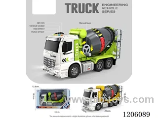 1:16 Inertia mixer truck (4 keys with light music)