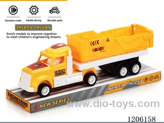Inertia tractor-trailer engineering vehicle
