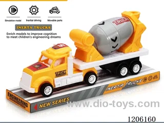 Inertia tractor mixer engineering vehicle