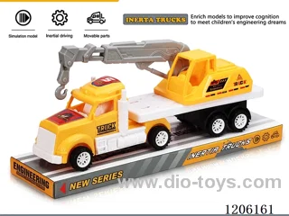 Inertia tractor trailer crane engineering vehicle