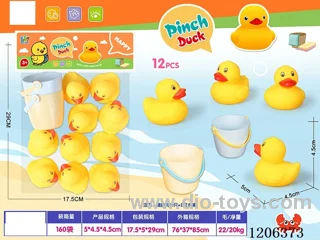 Vinyl BB Whistle Ducks 10 pcs + 2 buckets