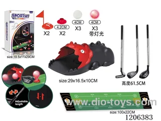 Electric Lighted Golf Game Set (Ball Lights + Launcher Lights)