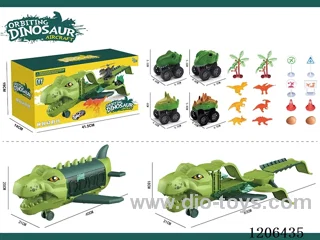 Dinosaur rail organizer airplane