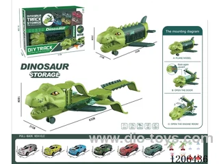 Dinosaur rail organizer airplane