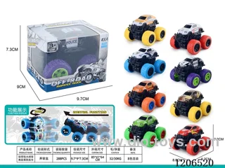 Dual inertia big wheel tin SUVs