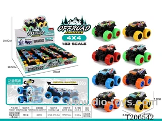 Dual inertia Bigfoot climbing metal truck 12PCS