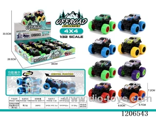 Dual inertia Bigfoot climbing metal truck 12PCS