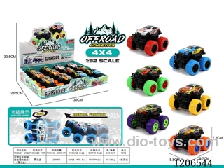 Dual inertia Bigfoot climbing metal truck 12PCS