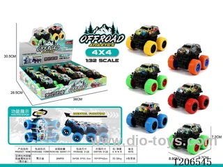 Dual inertia Bigfoot climbing metal truck 12PCS