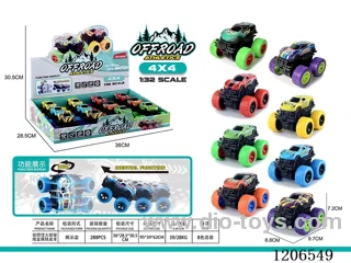 Dual inertia Bigfoot climbing metal truck 12PCS