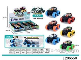 Dual inertia Bigfoot climbing metal truck 12PCS