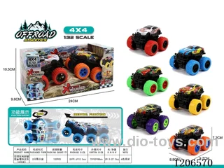 Dual inertia Bigfoot Climbing Metal Truck (2PCS)