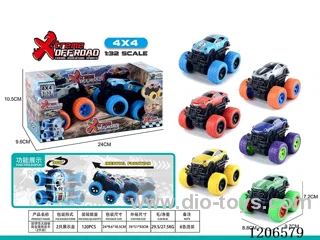 Dual inertia Bigfoot Climbing Metal Truck (2PCS)