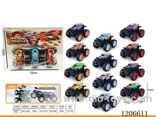 Inertial climbing metal truck