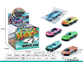 1:64 alloy sliding racer 36PCS