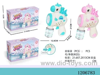 Ten-hole Electric bubble gun 2 colors mixed（80ML bubble water）