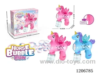 Ten-hole Electric bubble gun 2 colors mixed（80ML bubble water）