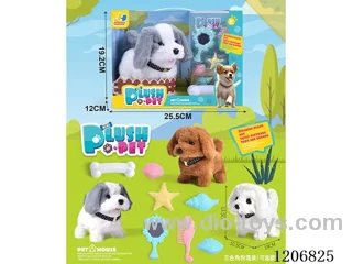 B/O Dog Set - Three-color dog mix (optional)