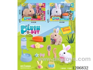 B/O Dog Set - Two-Color Rabbit Mixed (optional)