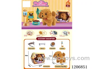 B/O pet set - Teddy dog single