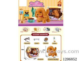 B/O pet set - Brown fur single