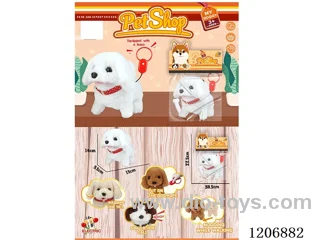 B/O remote control pet dog (Bichon Frise) - Bichon Frise single