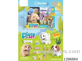 B/O Dog Set - Three-color dog mix (optional)
