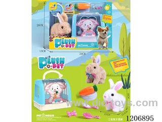 Fun Pet Set Cage - Two-color Rabbit can be mixed (optional)