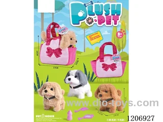 B/O plush Tote Bag -3 colors mixed (optional)