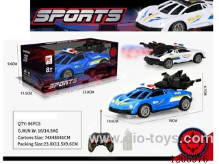 5ch rc car with light/spray not included 3*AA battery
