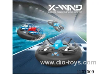 Water, land and air three-in-one unmanned aerial vehicle (fixed height)