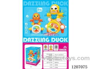 B/O rocket space duck 2-color mixed (orange/yellow)
