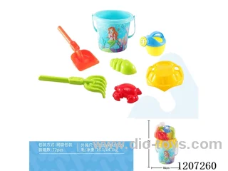 Small mermaid beach bucket