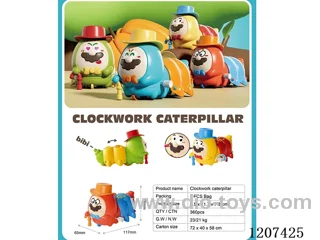 Wind-up Caterpillar (4-color mixed to Pack)