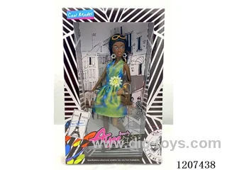 12.5 inch Black Barbie