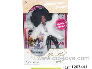 12.5 inch Black Barbie