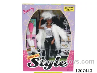 12.5 inch Black Barbie