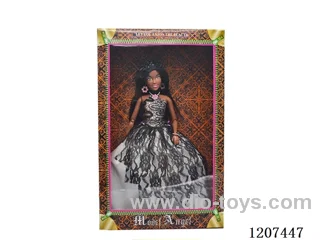 12.5 inch Black Barbie
