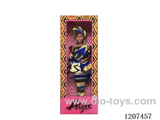 12.5 inch Black Barbie
