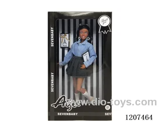 12.5 inch Black Barbie