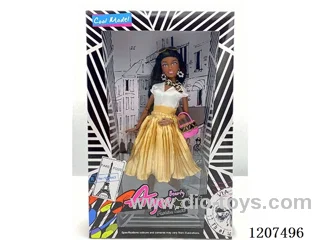 12.5 inch Black Barbie